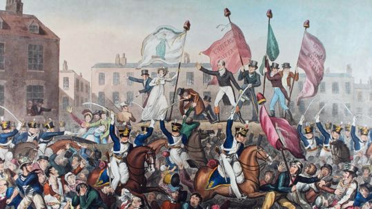 Peterloo Massacre (Picture: Wikimedia Commons).