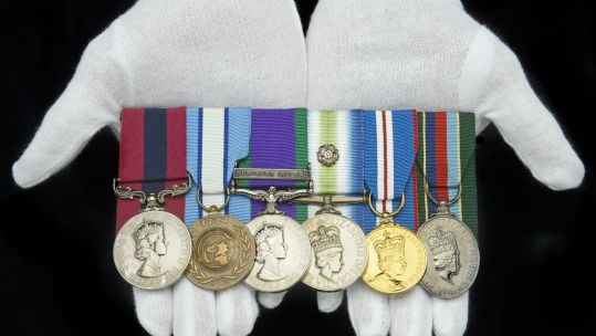 Pettinger DCM Medals sell at auction 17092020 CREDIT Dix Noonan Webb