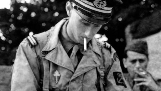 Philippe de Gaulle serving with French marines in France in 1944 (Picture: Royal Navy).