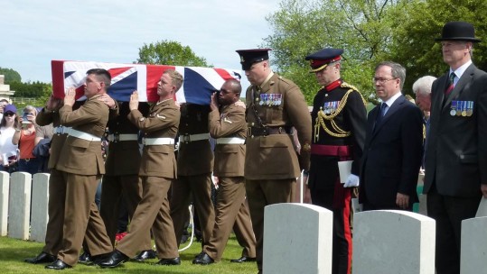 Somme Soldier Laid To Rest After 101 Year Wait