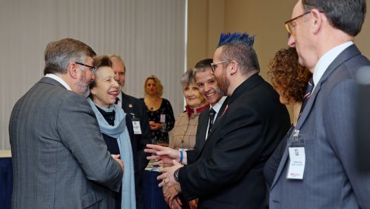 cess Royal Visit Princess Anne Drumfork Centre Credit LPhot Will Haigh Royal Navy