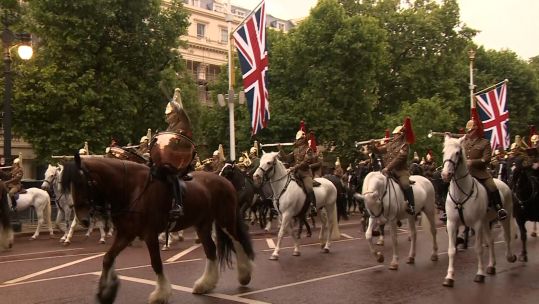 Platinum Jubilee Pageant's one and only rehearsal takes place 31052022 CREDIT BFBS