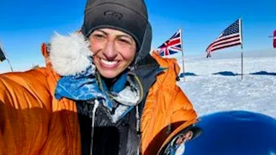 Polar Preet reaches South Pole (Picture: Preet Chandi).
