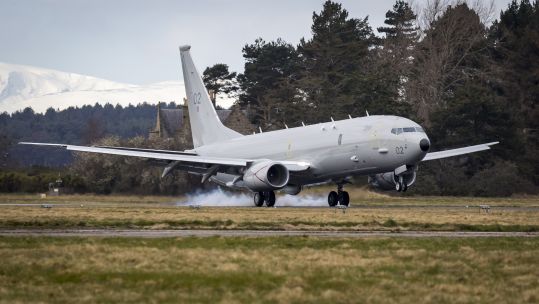 Poseidon at RAF Lossiemouth Grounding At Kinloss Barracks 13032020CREDIT MOD