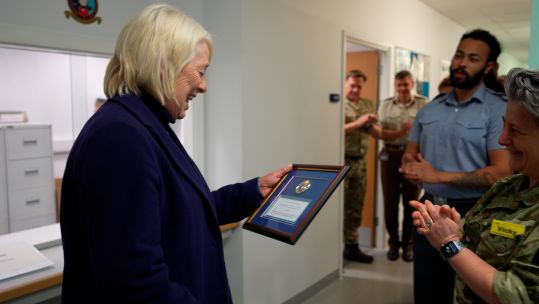 Marine mum who has baked thousands of buns for troops revealed