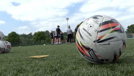 President's Cup UKAF Women football CREDIT BFBS