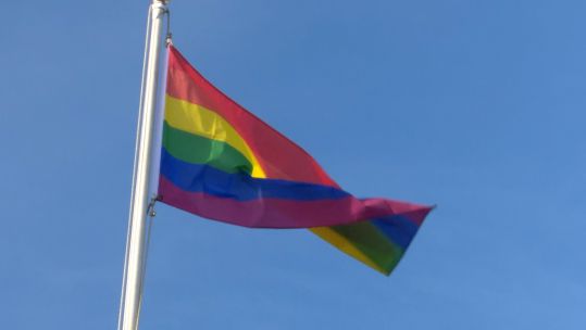 Pride flag DATE UNKNOWN CREDIT BFBS