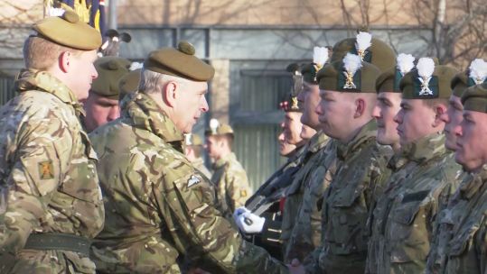 Prince Andrew 2 Scots Op Shader medals