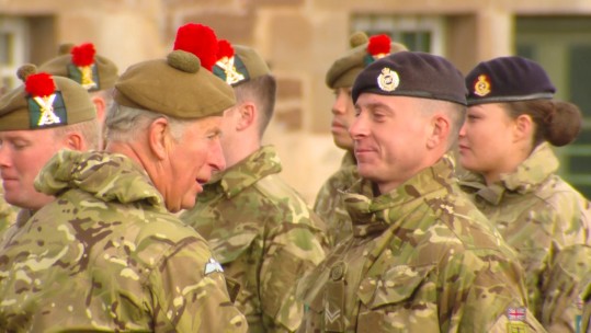 Prince Charles 3 SCOTS medals
