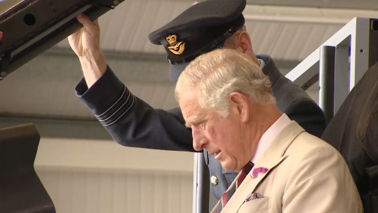 Prince Charles in F-35B