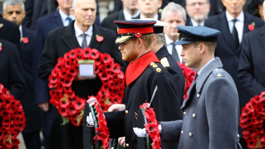 Prince Harry, Remembrance Sunday 2017