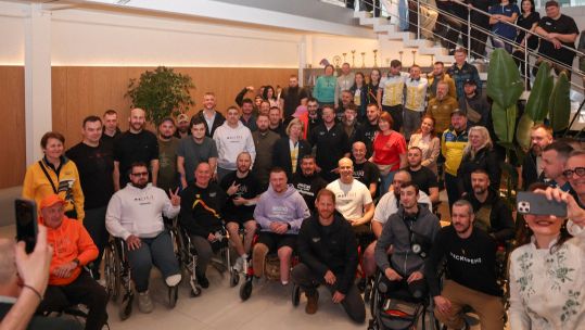 Prince Harry visits Ukraine War veterans in Lviv