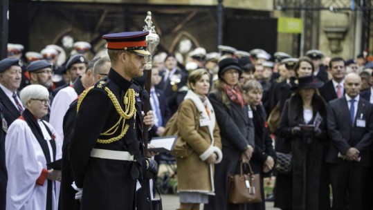 Prince Harry opens the Field Of Remembrance (Picture: British Army).