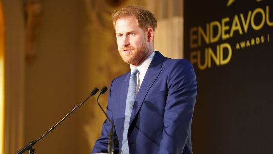 Prince Harry speaking at Endeavour Awards 050320 CREDIT PA.jpg