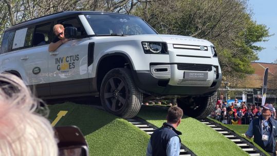 Prince Harry takes part in Land Rover Challenge Credit BFBS DATE 16042022.jpg 