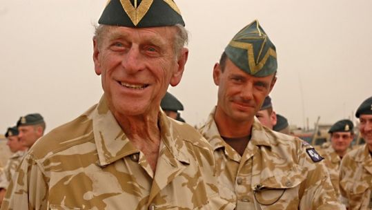 Prince Philip Basra Iraq 2006