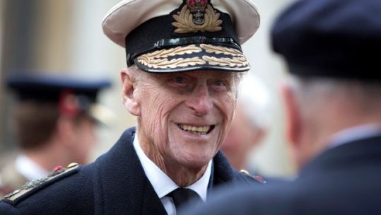 Prince Philip at Field of Remembrance service 071113 CREDIT CROWN COPYRIGHT