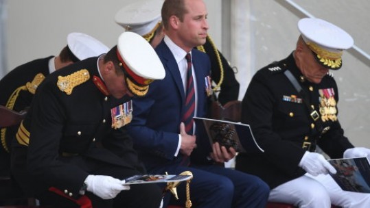 Prince William watches the ceremony of Beating Retreat (Picture PA).