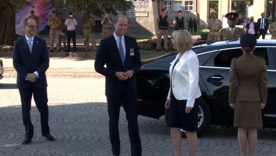 Prince William Visits British Troops In Germany