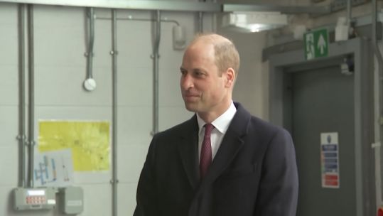 Cover image: Prince William at the Defence Science and Technology Laboratory last month.
