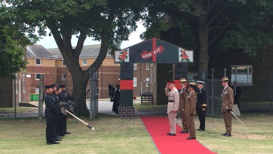 Prince of Wales Gurkha medals presentation.
