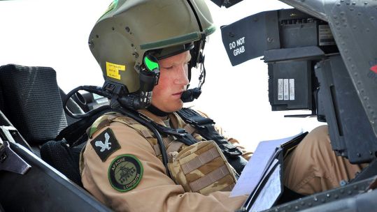 Prince Harry will be inducted into the “Living Legends of Aviation” for his military service (Picture: Crown Copyright).