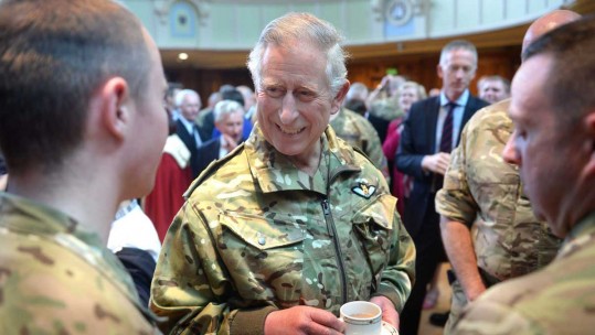 HRH Prince of Wales Takes Salute from The Queen&#039;s Own Yeomanry
