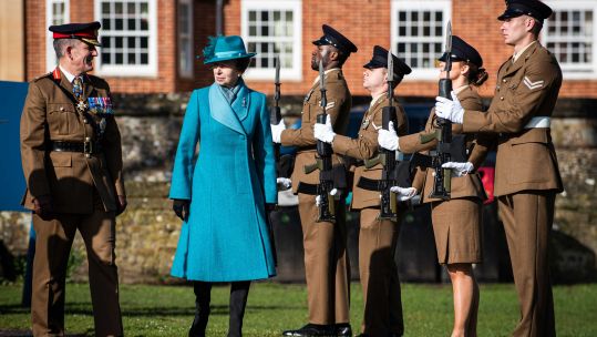 Princess Anne at centenary celebrations for Royal Corps of Signals in February (Picture: British Army).