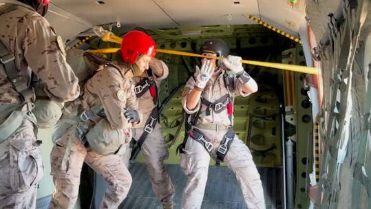 Princess Leonor Spanish royal on parachute course for military training  CREDIT Spanish Royal Family