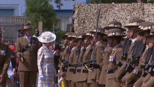 Princess Royal Marks Queen’s Own Gurkha Logistic Regiment’s 60th Birthday 010718