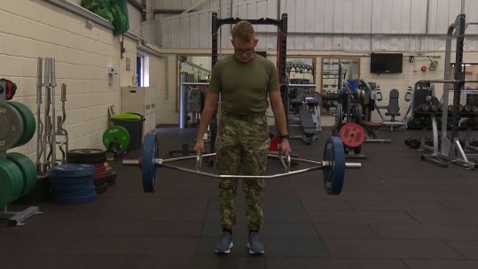 Private Cameron Ray Beats cancer and rejoins army Credit BFBS