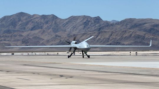 Cover image: Protector at Creech Air Force Base in Nevada (Picture: RAF).