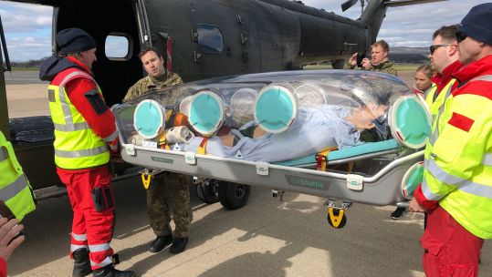Puma Crew and Scottish NHS Trial The Use Of Epishuttles