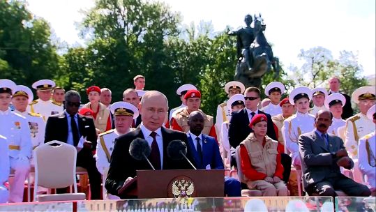 Putin says russian navy to receive 30 new warships this year 30072023 CREDIT Reuters.jpg