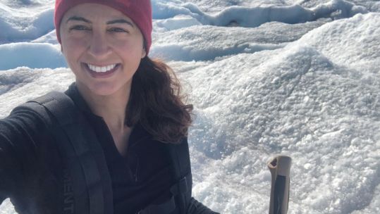 Preet Chandi on a previous expedition. Credit Preet Chandi