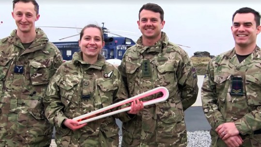 Queen's Baton Relay Arrives In The Falkland Islands BFBS Falklands Facebook Jade Callaway