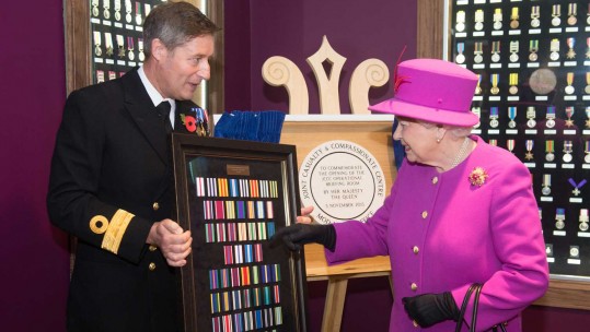 HM The Queen Visits The Joint Casualty &amp; Compassionate Centre