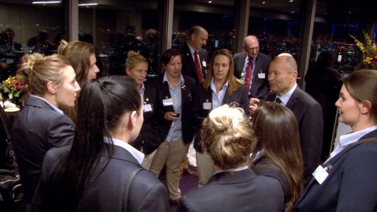 Eddie Jones at RAF Rugby's 2017 season launch