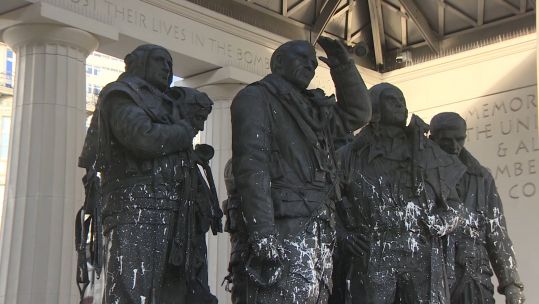 RAF Bomber Command memorial damage