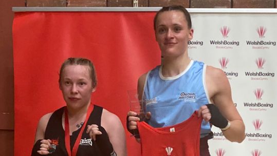 RAF Boxer Carys Mainwaring wins Welsh boxing title Credit KOCymru Date 29042023.jpg 