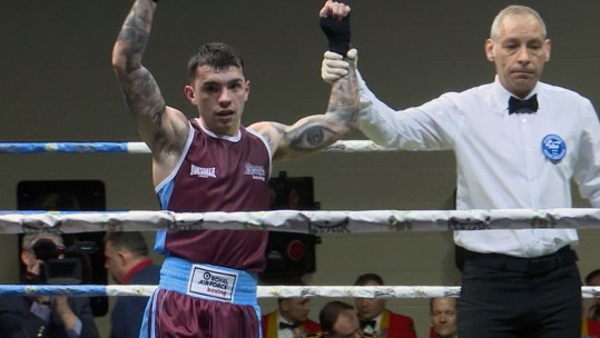 RAF boxer 2018 British military Inter-Services Championships