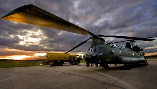 RAF Chinook as part of Joint Helicopter Command 01112011 CREDIT MOD