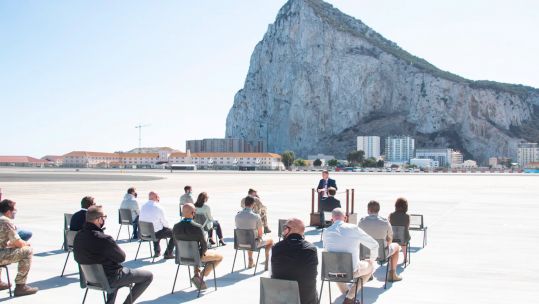 Cover image: The area was reopened by Vice Admiral Sir David Steel during a small ceremony (Picture: RAF).