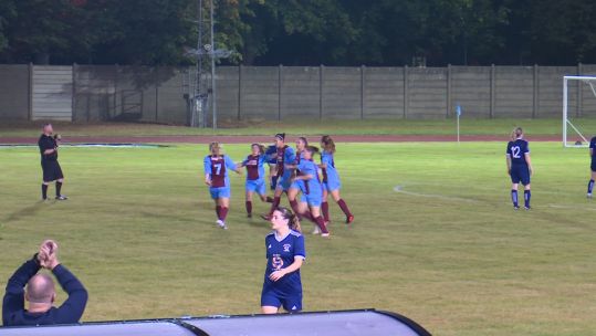 RAF Ladies Celebrate Second Goal vs Sporting Khalsa Credit BFBS DATE 15092021.jpg 