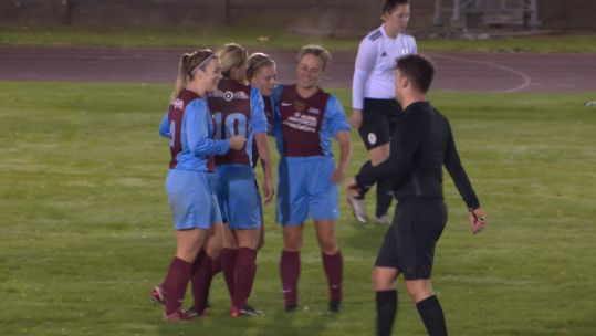 RAF Ladies Celebrate vs Telford Credit BFBS 05112020.jpg 