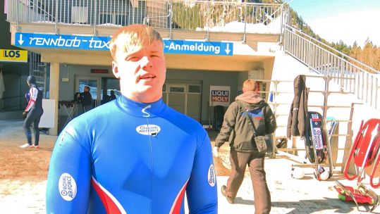RAF Luke Farrar - Inter Services Luge Title in Germany 280219 SOURCE Forces News