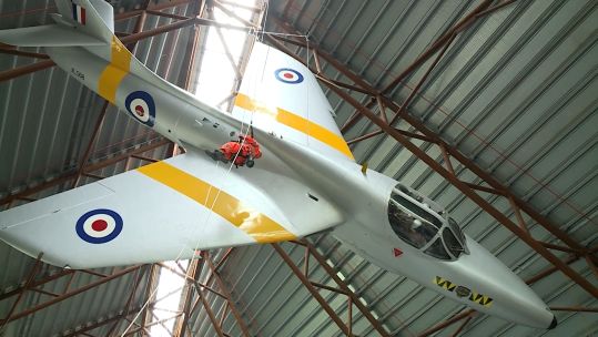 RAF Museum Midlands aircraft spring clean 290323 CREDIT BFBS