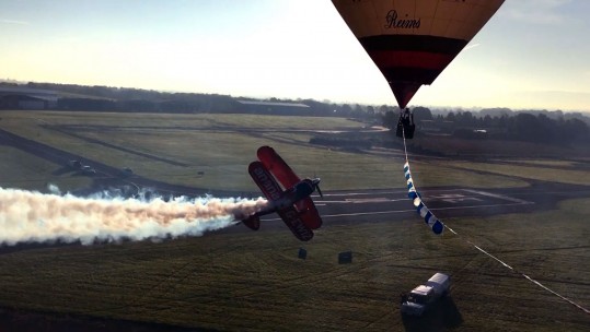 Former RAF Pilot In Insane Stunt Challenge