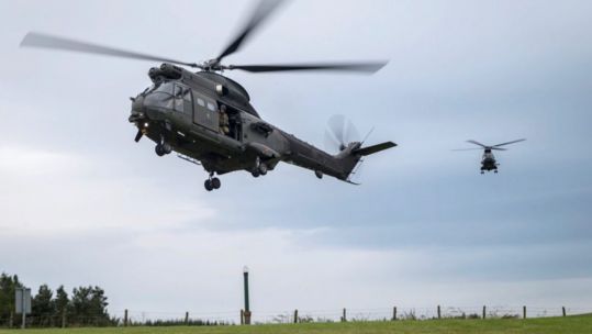 RAF Puma Helicopter RAF Benson