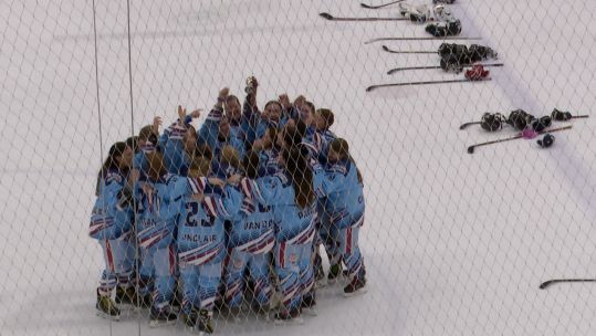 RAF Pumas celebrate with trophy after winning against Army Credit BFBS DATE 03062024.jpg